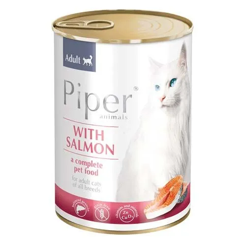 Piper Cat Adult losos 400 g konzerva