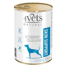 4VETS Natural Veterinary Exclusive SKIN SUPPORT 400 g