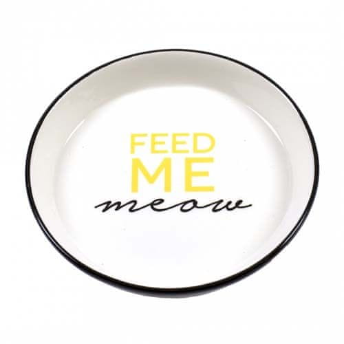 Duvo+ Keramična hranilnica Feed Me Meow 15,5cm