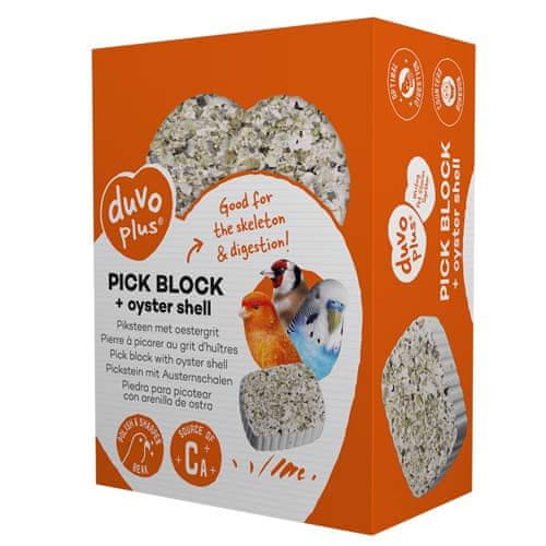 Duvo+ Mineralni blok na osnovi kalcija in ostrig 200g