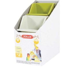 Zolux Plastična ptičja hranilnica M v različnih barvah 1kos