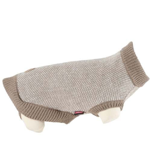Zolux Jazzy pulover za pse 30cm sivo-rjava barva