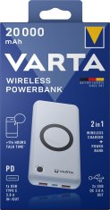Varta Powerbank brezžična prenosna baterija, 20000 mAh (57909101111)