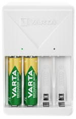 Varta Varta Plug Charger polnilnik baterij + 4 AA 2100 mAh R2U (57657101451)