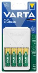 Varta Varta Plug Charger polnilnik baterij + 4 AA 2100 mAh R2U (57657101451)