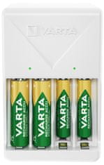 Varta Varta Plug Charger polnilnik baterij + 4 AA 2100 mAh R2U (57657101451)