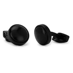Troli Elegantni črni manšetni gumbi