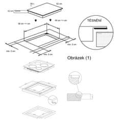 Candy CTP6SC4/E14U indukcijska kuhalna plošča