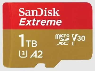 Extreme micro SDXC spominska kartica, 1 TB,  U3, V30, C10 + SD adapter