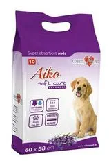 Podloga za pse Aiko Soft Care z levanom 60x60cm 10 kosov