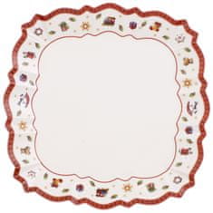 Villeroy & Boch Božični servirni krožnik TOY'S DELIGHT, kvadrat