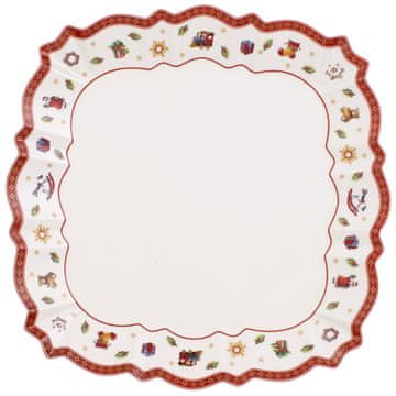 Villeroy & Boch Božični servirni krožnik TOY'S DELIGHT, kvadrat