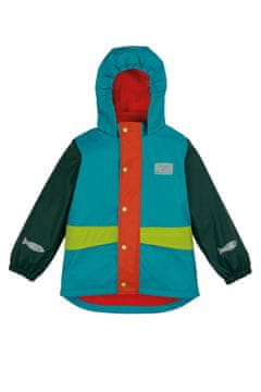 Frugi PODLOŽENA DEŽNA JAKNA Blue/Beaver
