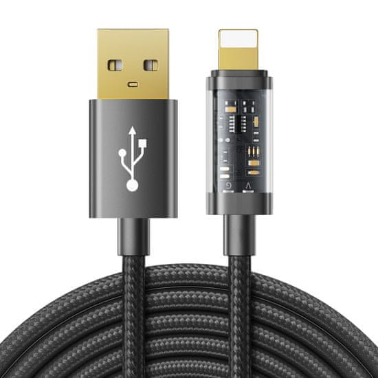 Joyroom Fast Charging kabel USB / Lightning 20W 2.4A 2m, črna