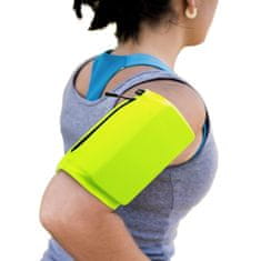 MG Elastic Armband tekaški etui za telefon XL, zelena