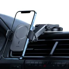 Joyroom JR-ZS295 Dashboard MagSafe magnetni držiak do auta 15W, črna
