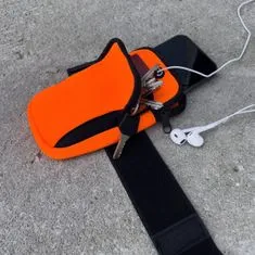 MG Running Armband tekaški etui za telefon, oranžna