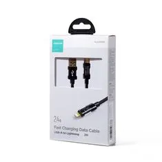 Joyroom Fast Charging kabel USB / Lightning 20W 2.4A 2m, črna