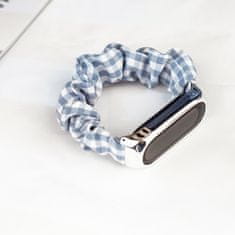 slomart trak iz blaga za xiaomi mi band 6 / 5 / 4 / 3 trak zapestnica gumijaste krpice črna