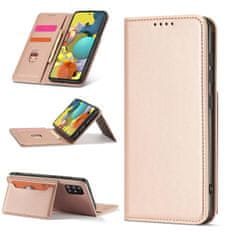 slomart ovitek z magnetno kartico za samsung galaxy a53 5g pouch wallet card holder roza