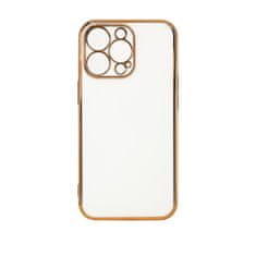 slomart bel gel ovitek lighting colour case za iphone 12 pro z zlatim okvirjem