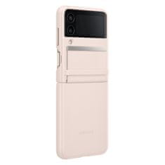 Samsung usnjen ovitek flap za galaxy z flip4 peach (ef-vf721lpegww)