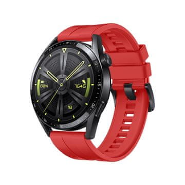 slomart silikonski pašček Strap One za Huawei Watch GT 3 42 mm, rdeč