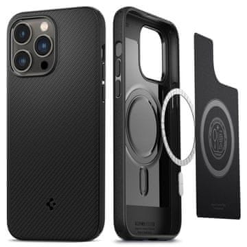 slomart spigen mag armor magsafe iphone 14 pro mat črna - odprodaja