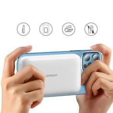 Joyroom powerbank 10000mAh 20W Power Delivery Quick Charge magnetni brezžični polnilec Qi 15W za iPhone, združljiv z MagSafe, modri (JR-W020 blue)