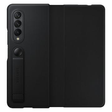 Samsung usnjena preklopna torbica za samsung galaxy z fold 3 preklopno stojalo, črna (ef-ff926lbegww)