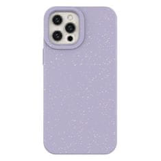 slomart Eco Case ohišje za iPhone 12 mini silikonski ovitek za telefon vijolične barve
