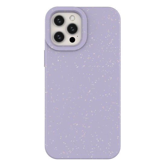 slomart Eco Case ohišje za iPhone 12 mini silikonski ovitek za telefon vijolične barve