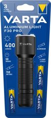 Varta Aluminium Light F30 Pro ročna svetilka, 400 lm, črna