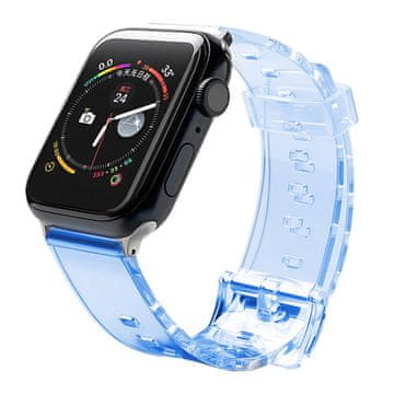 HURTEL Hurtel Strap Light silikonski pašček za Apple Watch 42/44 mm, moder