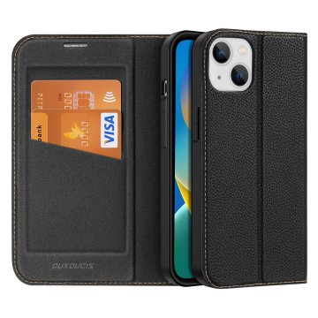 slomart ovitek dux ducis skin x2 za iphone 14 etui z magnetnim zavihkom črn