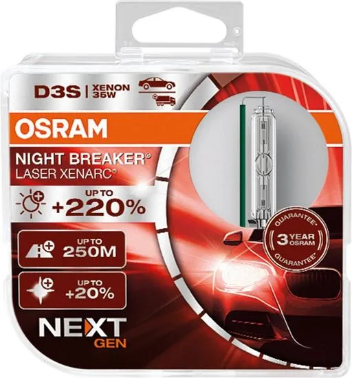 Osram Xenonska svetilka D3S XENARC NIGHT BREAKER LASER +220% BOX