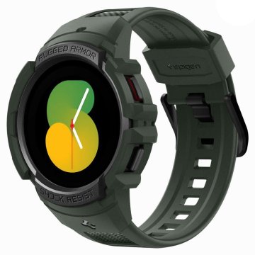 Spigen RUGGED ARMOR ”PRO” GALAXY WATCH 4 / 5 (44 MM) MILITARY GREEN ZAŠČITA ZA URO