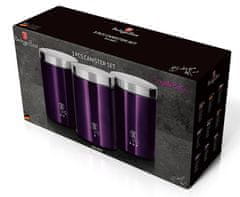 Berlingerhaus Komplet škatle za hrano 3 vijolične Eclipse Collection BH-6827