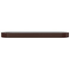 Vidaxl Visoka greda iz cinkanega jekla 523x140x36 cm rjava
