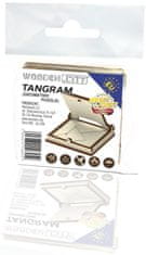 Wooden city Leseno mesto Brain Teaser 3D Mini Tangram