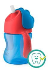 Philips AVENT Skodelica s prilagodljivo slamico 200 ml deček