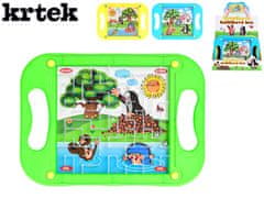 Wiky Plastična sestavljanka z žogo Krtek 20x15cm - mešanica barv