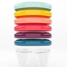 Babymoov posode s pokrovi 180ml sada 6ks