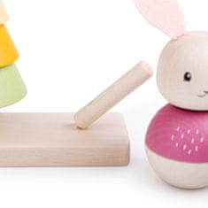 Bigjigs Toys Bigjigs Baby motorizirana igrača za montažo lisice in zajca