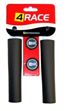 4Race Ročaji iz kaljene pene NBR 136 mm okrogli črni