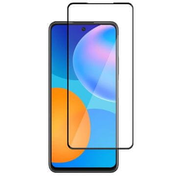 MG Hard Full Glue zaščitno steklo za Huawei P Smart 2021, črna