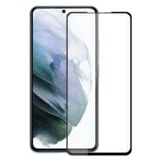 MG Hard Full Glue zaščitno steklo za Samsung Galaxy S22, črna