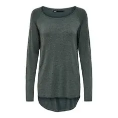 ONLY Ženski pulover ONLMILA 15109964 Balsam Green W. MELANGE (Velikost XS)