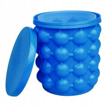 ER4 pladenj za ledene kocke silikonsko vedro za led 2v1