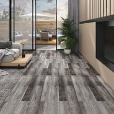 Vidaxl PVC talne plošče 4,46 m2 3 mm črtast les
